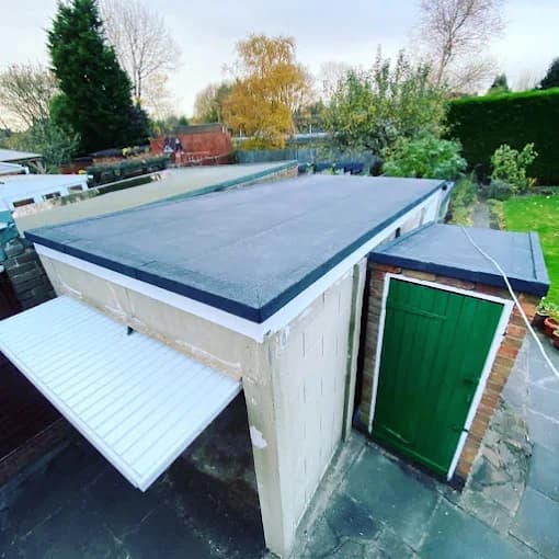 New Slate Roof — Wide Shot