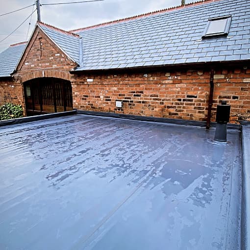 GRP Flat Roof Installation